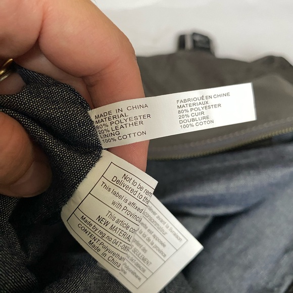 Christopher Kon Canvas/Leather Large Tote Bag/Purse - Picture 15 of 15